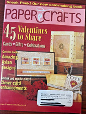 Paper Crafts Magazine February 2005 - Vintage, New,  NLA - 45 Valentines
