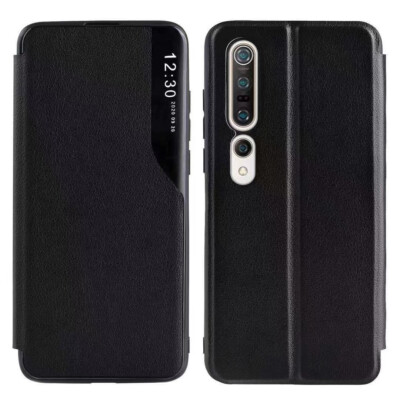 FÜR XIAOMI POCO X5 PRO - SMART VIEW TPU Etui Case Tasche Hülle Handy SCHWARZ