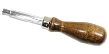 BUFFALO Bur Cleaning Brush METAL Wire Bristles and Wooded Handle