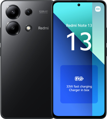 XIAOMI REDMI NOTE 13 256GB ANDROID DUAL SIM 8GB NERO 24 MESI GARANZIA ITALIA