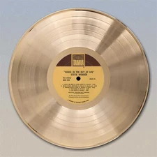 Stevie Wonder "Songs In The Key Of Life" Gold LP Record wall art