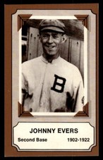 1975 Fleer Official Major League Patches #17 Johnny Evers Pioneers of Baseball
