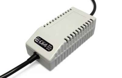 Commodore 64 Power Supply - C64 PSU Netzteil, U.K. 230V Plug, Gray Edition, LED