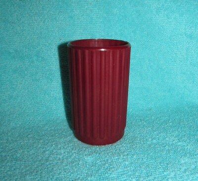 Genuine 1998 Hasbro Yahtzee Shaker Cup Replacement Plastic Red