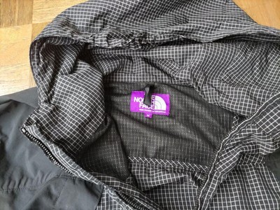 THE NORTH FACE PURPLE LABEL Mountain Wind Parka Black Size-M Used from Japan