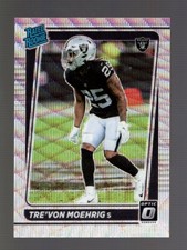2021 OPTIC PREMIUM BOX SET WAVE PRIZM #271 TRE'VON MOEHRIG RC /299 SMUDGE MARKS