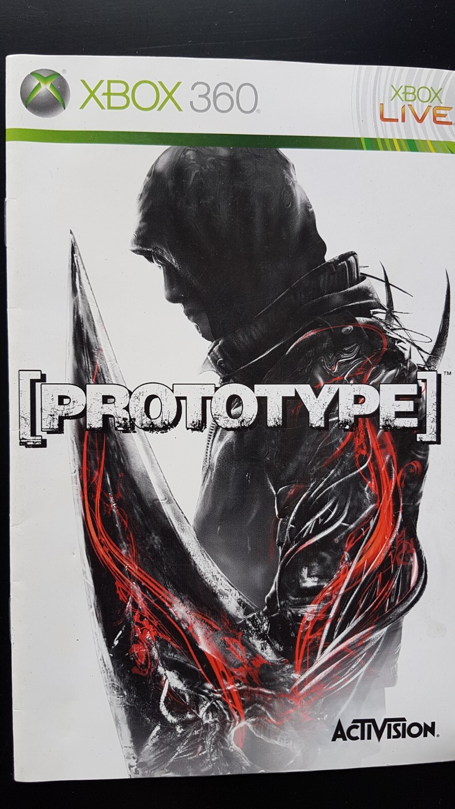 Livret Prototype sur Xbox 360