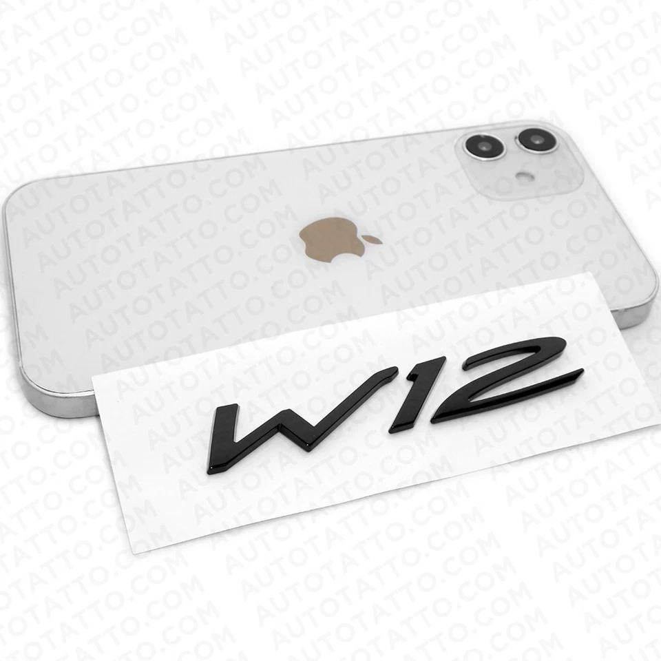 2x Bentley Continental GT Speed W12 guardabarros lateral insignia emblema negro brillante Foto 4 de 4