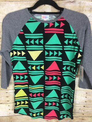 LuLaRoe Size XS NEW NWT Randy Baseball Raglan