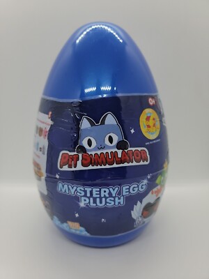 Pet Simulator X Large Blue Mystery Egg w 6'' Plush & DLC Code New 2023
