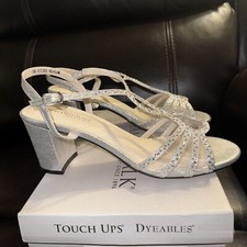 Women's Touch Ups By Benjamin Walk Anna Sandal, Style:ANNA, SZ 9 Color Silver