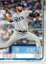 2019 Topps #656 Jacob Faria Tampa Bay Rays