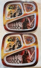 Star Wars The Force Awakens Zak Designs Plate 2 Pc Kids Star Wars Divided Plate