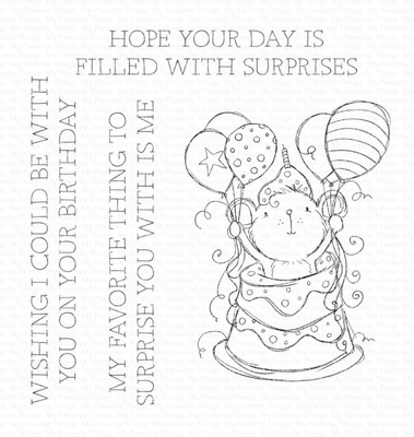 My Favorite Things 4'' x 4'' Clear Stamps Sweet Things RMA0020