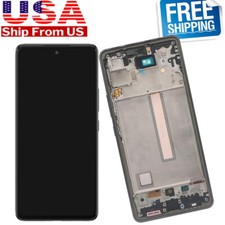 For Samsung Galaxy A53 5G SM-A536U LCD Touch Screen Digitizer Frame Replacement