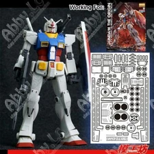 for MG 1/100 RX-78 2 the Origin GTO Model WarslugX Detail Add-on Etched Sheet