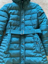 Esprit Coat Puffer Winter Jacket Dark Green Uk Size S