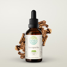 HerbEra Sarsaparilla Alcohol-FREE Tincture Organic Hemidesmus indicus