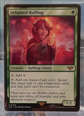 Magic - Delighted Halfling - Rare/Kreatur - Der Herr der Ringe - EN/NM