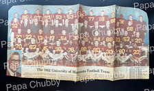 1962 College University of Minnesota Football Team Photo Rose Bowl Championships