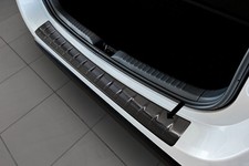 Ladekantenschutz Edelstahl schwarz passend für Mazda 2 IV nur Hybrid ab 03.2022- Ladekantenschutz Edelstahl schwarz passend für Mazda 2 IV nur Hybrid ab 03.2022-