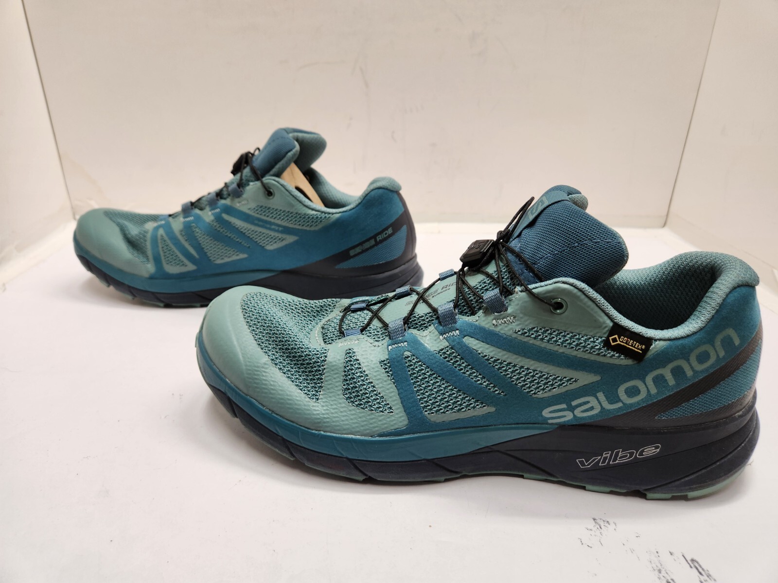 Scarpe da trail running Salomon Sense Ride GTX da donna taglia: 10 5. Verde 404942 B6