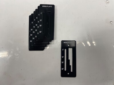   Cessna 152 style FLAP POSITION INDICATOR PLATE,PN:SVK0460219-200,SVK0460219-1