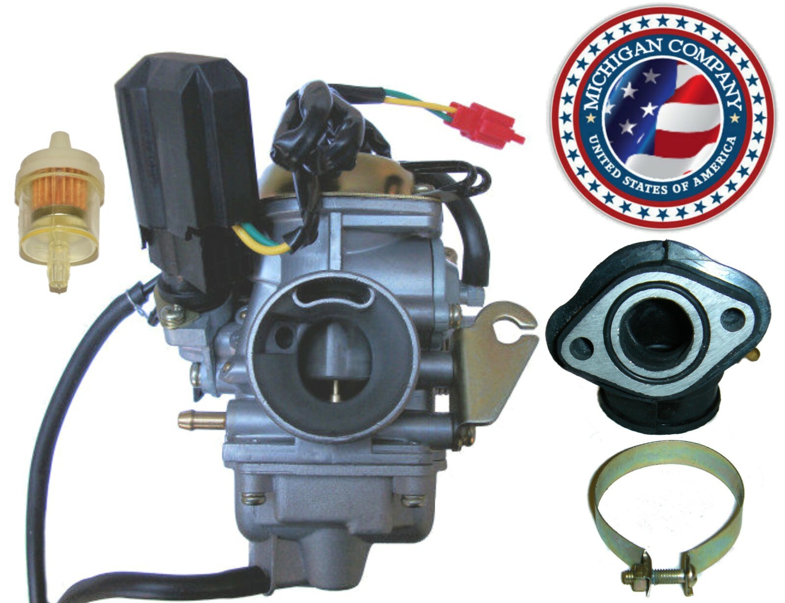 Go Kart Carburetor 26mm Carburetor For HOWHIT 150 GY6 150cc