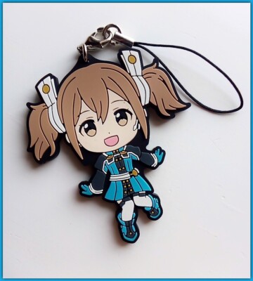 Sword Art Online Silica #C Rubber Strap Keychain SAO Banpresto New