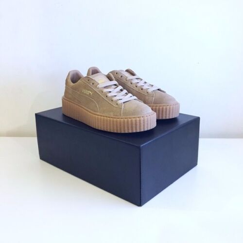 Puma Gamuza Enredadera Creepers Shoestring Rihanna Reino Unido 4, goma de color avena de 6 Nuevo Y en Caja Auténtico | eBay