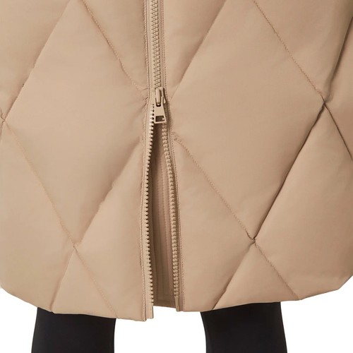 Mondetta Ladies' Diamond Quilt Down Parka, Cream, Size M - Picture 7 of 8