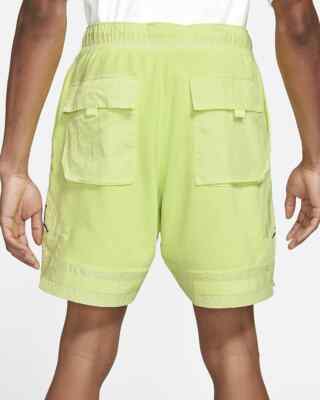 Jordan 23 Engineered Fleece Shorts Men's SZ L Lemon Green DA7202