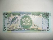 2006 TRINIDAD AND TOBAGO 5 DOLLAR BANKNOTE FDS
