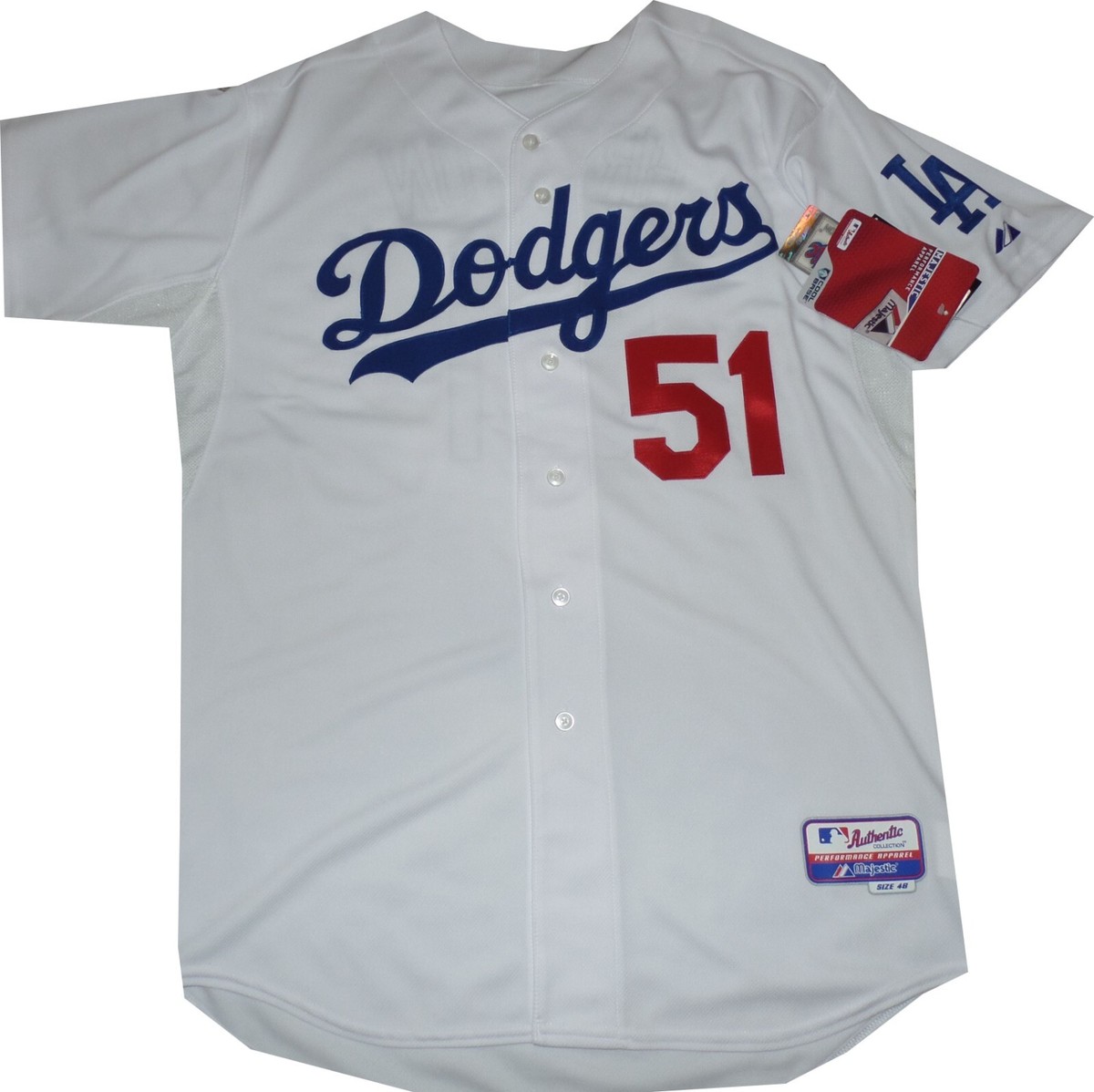 Los Angeles Dodgers Jonathan Broxton Authentic Cool Base Majestic