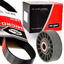 GATES 6PK2053 Keilrippenriemen + Rolle für MERCEDES-BENZ W124 S124 W460