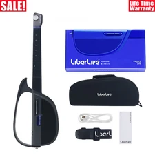 LiberLive Grey C1 Fusion Accompany Guitar 3.5mm Electric Stringless Guitar