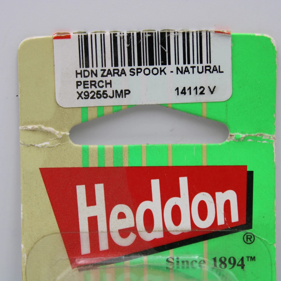 Señuelo de pesca de lubina Heddon Zara Spook Natural Perch X9255JMP agua superior Foto 4 de 4