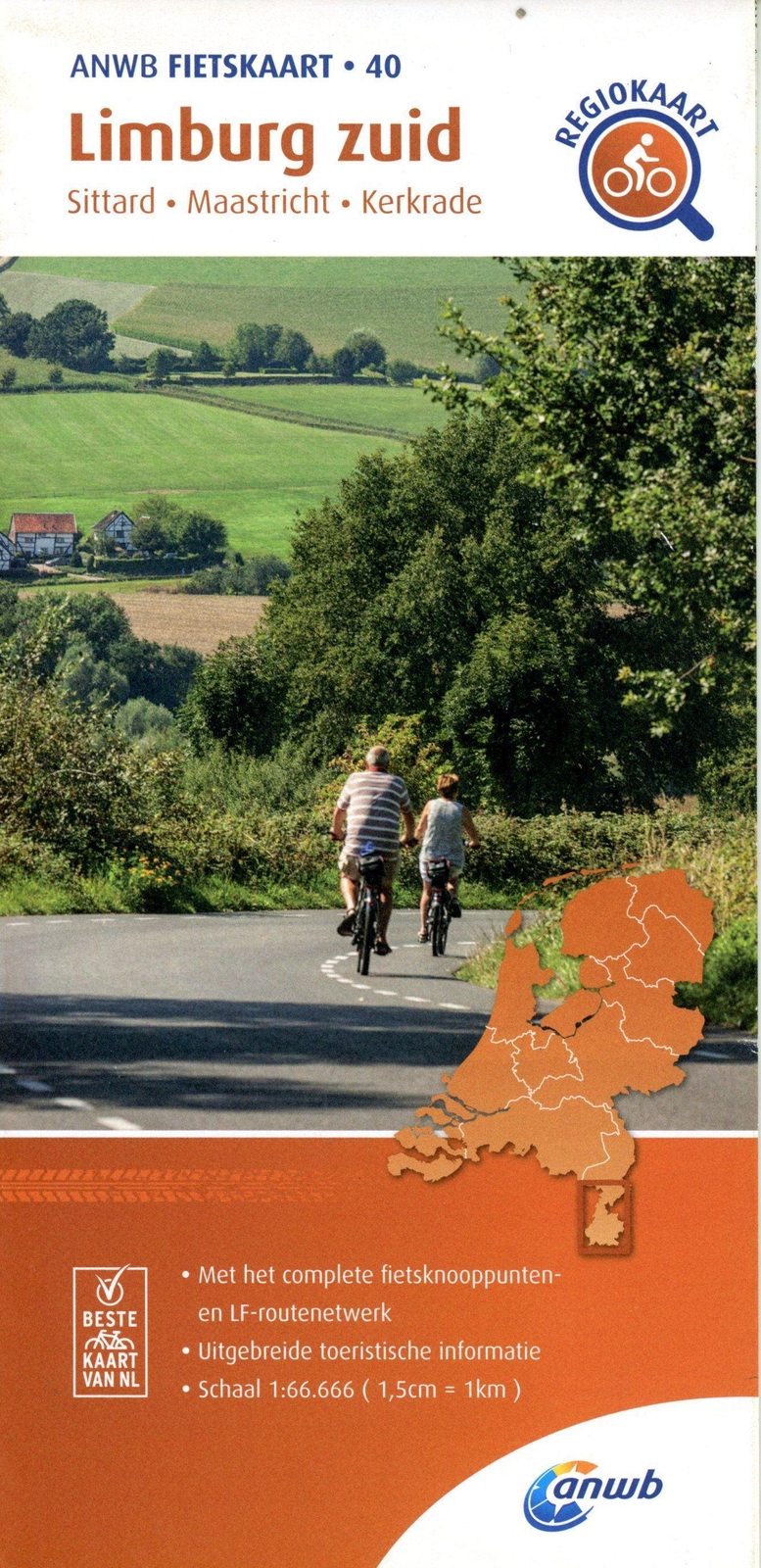 Thumbnail - Limburg Zuid (sittard/maastricht/kerkrade) 1:66 000 | (land-)karte