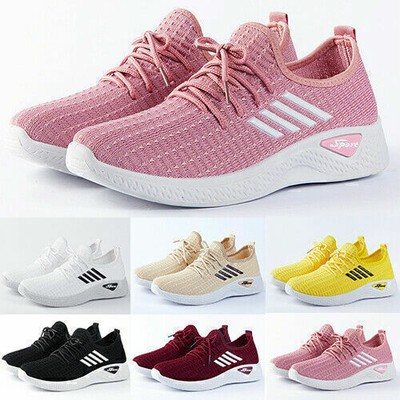 Damen Turnschuhe Bequem - Atmungsaktive Freizeitschuhe Mit 7cm Absatz Für Studenten Und Jugendliche