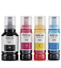 T502 Refill Ink Compatible with EPSON 502 Ink Refill bottles for Ecotank