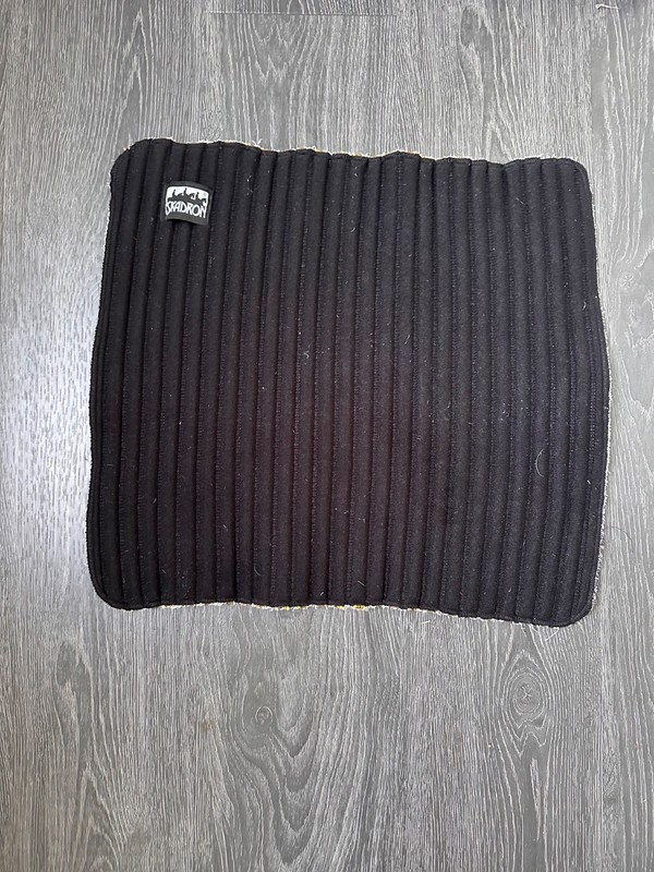 Eskadron Climatex Bandage Linings Pair 45x45 cm Horse Leg Wrap Pads Black Used