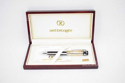 Biro Settelaghi Kugelschreiber versilbert