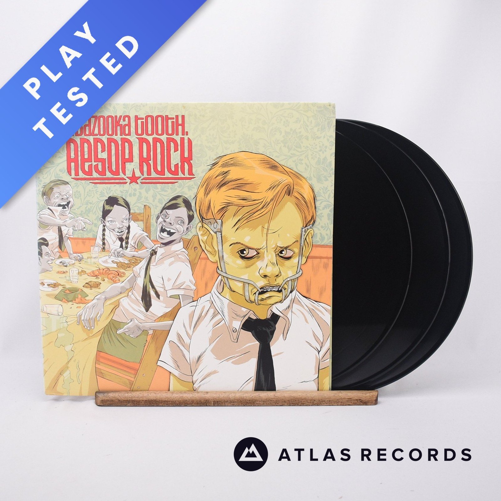 Aesop Rock Bazooka Tooth Gatefold Us 3 x LP Album Vinyl Record DJX68 - EX/EX