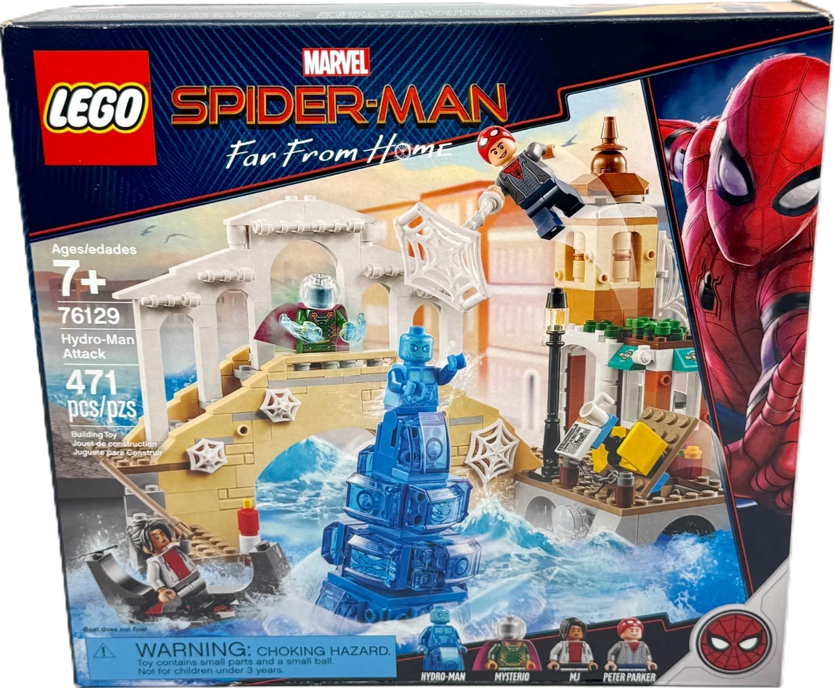 FACTORY SEALED* LEGO 76129 Spider-Man Hydro Man Attack MJ Mysterio