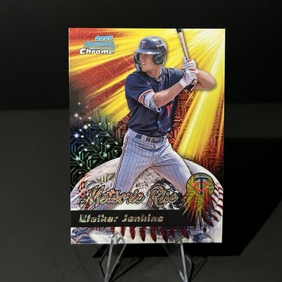2025 Bowman Chrome Mega Box Walker Jenkins Meteoric Rise Mojo Refractor #MR-6