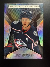 2025-26 Black Diamond Hockey Kent Johnson Diamond Stars /249 Columbus