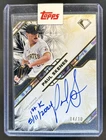 2025 Topps Diamond Icons Paul Skenes Iconic Firsts Inscription Auto Black #/10