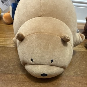 We Bare Bears Brown Bear U-Shaped Neck Travel Pillow, Memory Foam