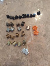 MINI HAIR CLIPS LOT OF 30 BLACK, SILVER, BRONZE, GOLD, ORANGE, WHITE