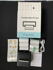 BT Instant Printing Portable Mini Printer